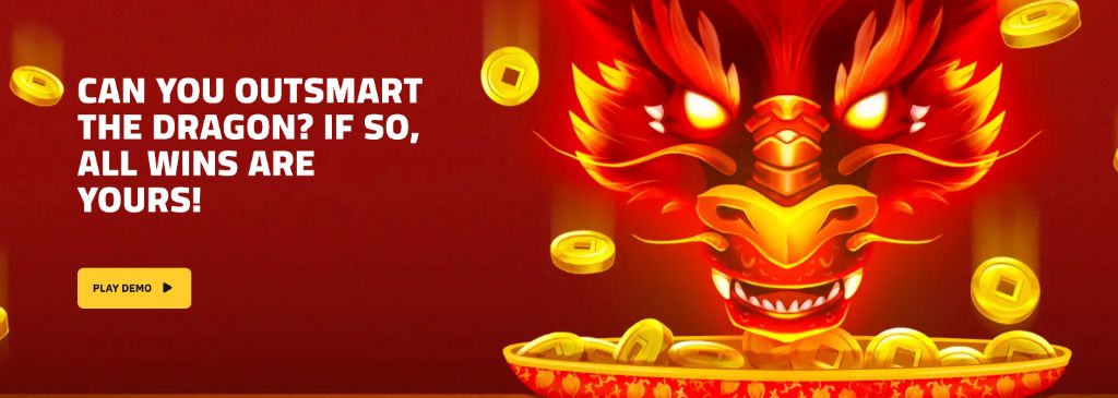Outsmart the dragon banner with a Play Demo call to action
